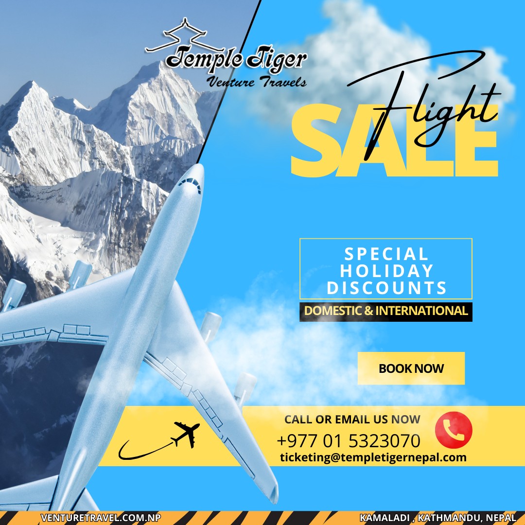 Airfare sale at Venture Travel