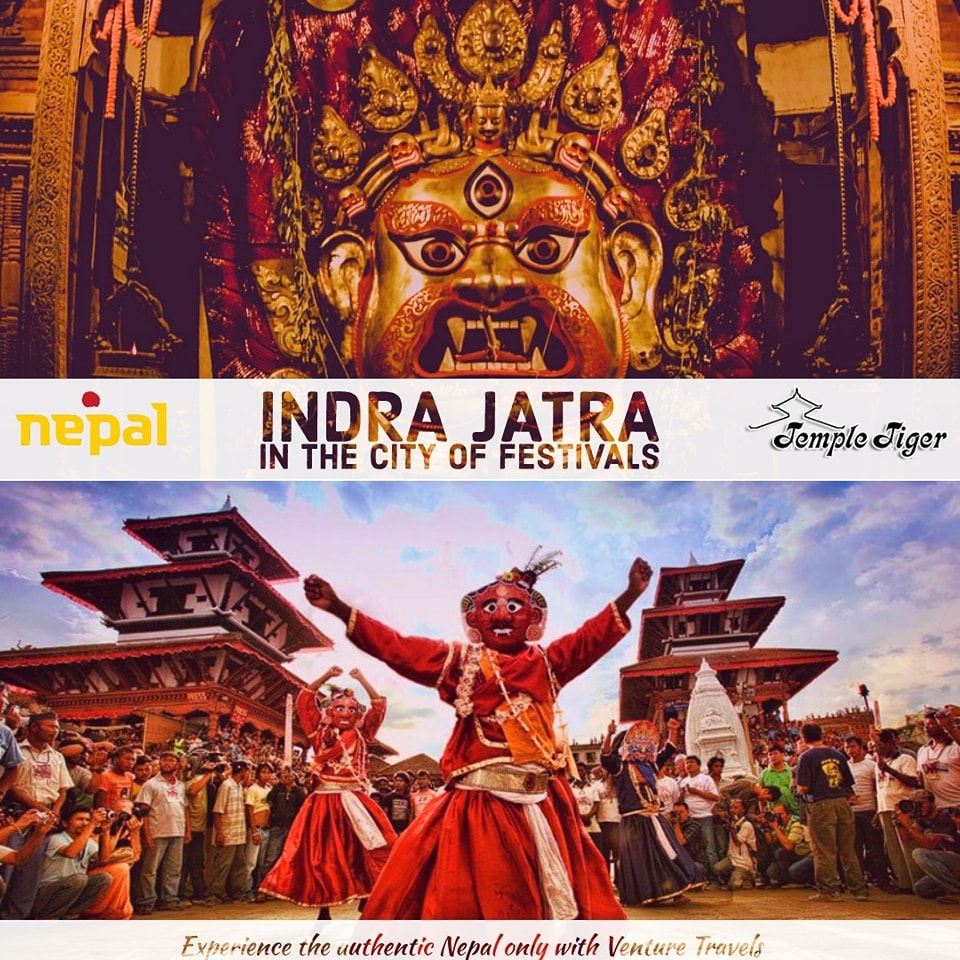  Celebrating Indra Jatra in the Heart of Kathmandu with Venture Travels! 